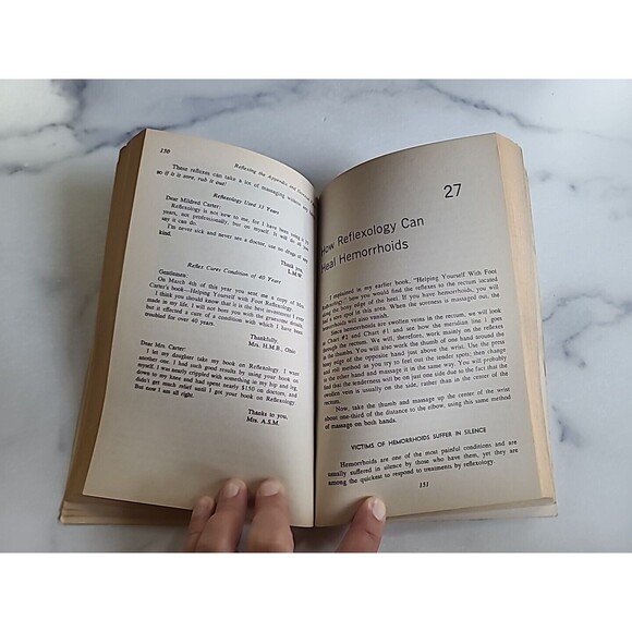 Hand Reflexology: Key To Perfect Health By Mildred Carter Paperback - Picture 6 of 10